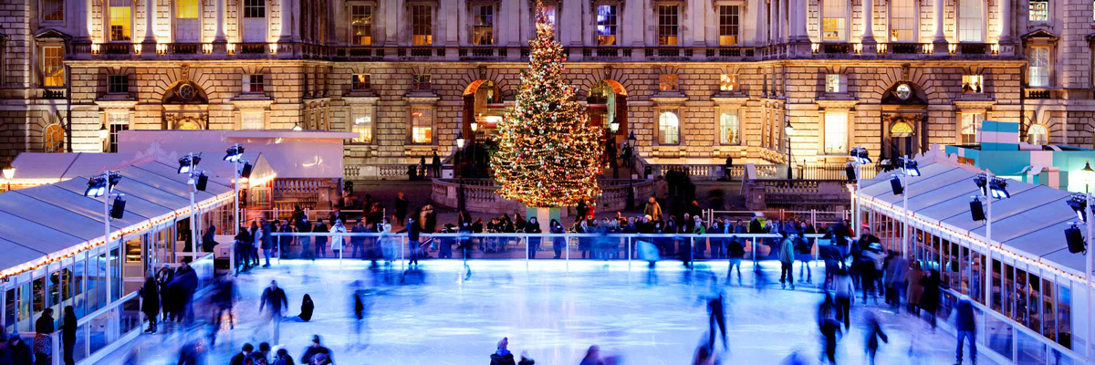 Enjoy an afternoon skate at one of London's top ice skating attractions. Just a ride into Temple by train or tube will get you to Somerset House's grand 18th-century courtyard, the setting for one of London’s most famous ice rinks. Sharpen your skating skills at the 900-square-metre outdoor rink and enjoy more festive treats with champagne, mulled wine and winter dining near our Wembley hotel.